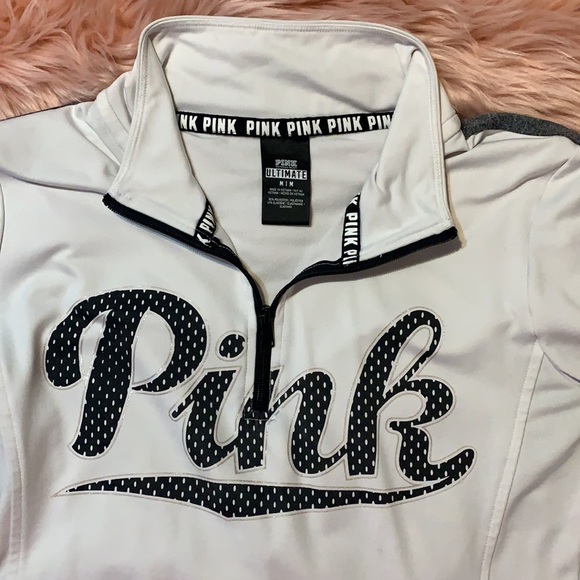 VS PINK quarter zip pullover sweater - Picture 3 of 4